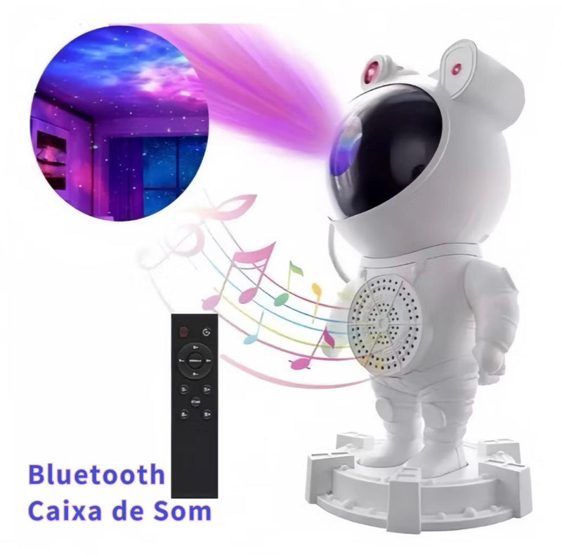 Projetor Astronauta de Galáxia Led - SpaceVision